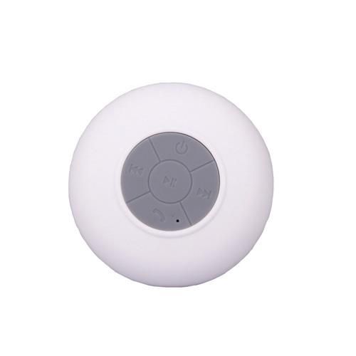Bluetooth Shower Speaker with Mic - White