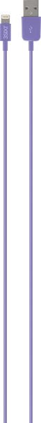 3SIXT 1m Charge &amp; Sync Lightning Cable - Purple