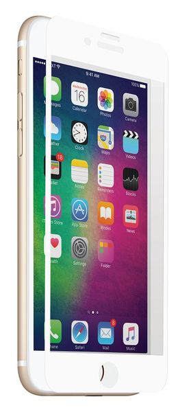 3SIXT iPhone 7 Curved Glass Screen Protector - White