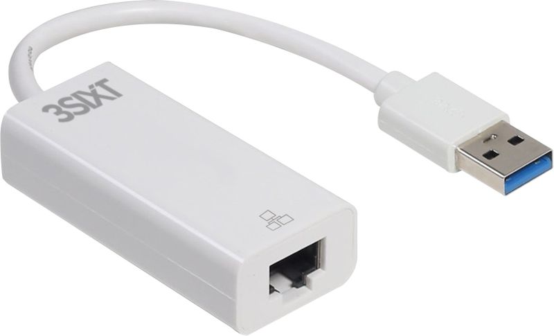 3SIXT Digital AV USB to LAN Cable - White