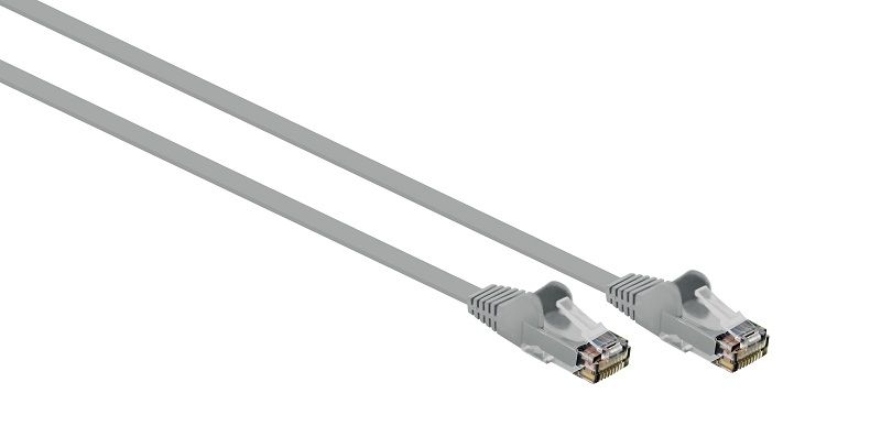 3SIXT 1m Ethernet Cable Cat 6 Flat - Grey