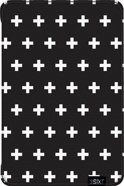 3SIXT Flash Folio iPad Mini 2/3 - Black Cross