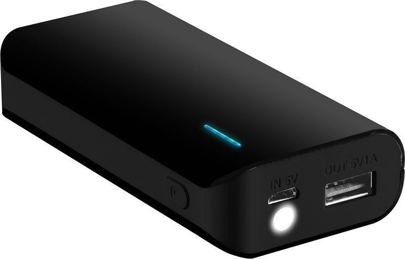 3SIXT 4400mAh Power Bank - Black