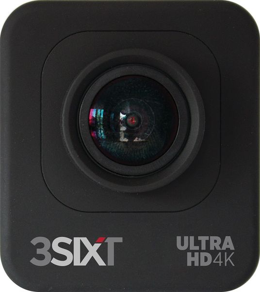 3SIXT Ultra HD Sports Action Camera - Black