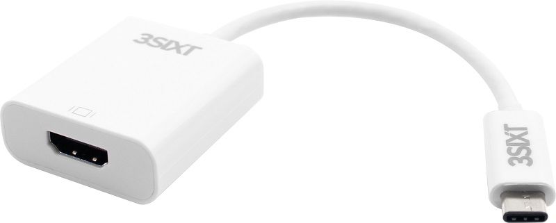 3SIXT USB Type C 3.1 to HDMI Cable - White