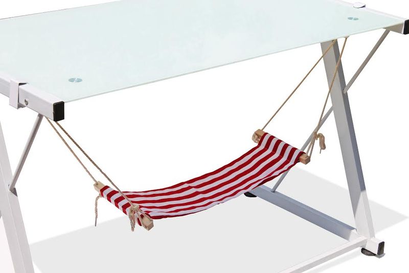 Fine Living Foot Hammock- Red Stripe