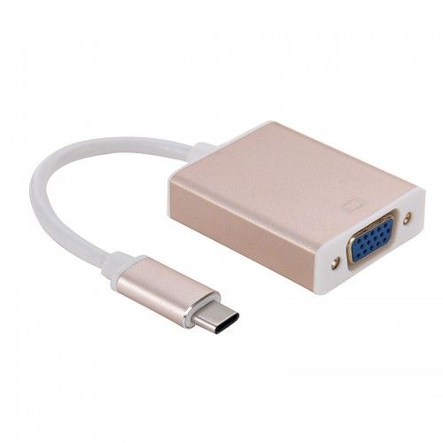 Tuff-Luv USB-C to VGA Multi Display Adapter Cable - Rose Gold