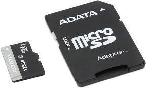 Adata 128Gb Micro-Sd Card Class 10 +Adap