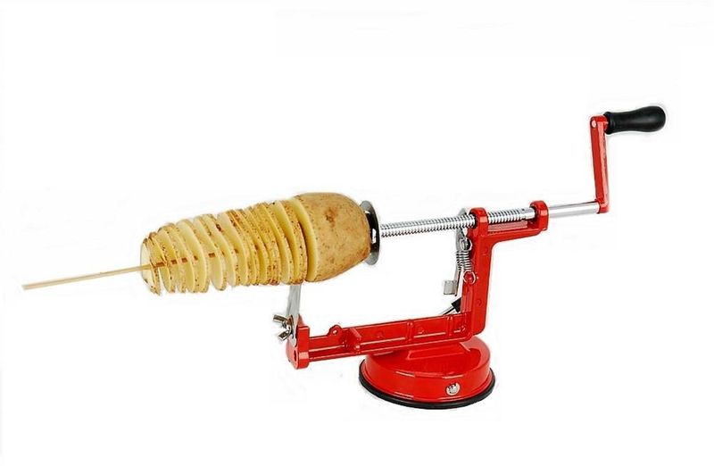 Mini Spiral Potato Slicer - Red