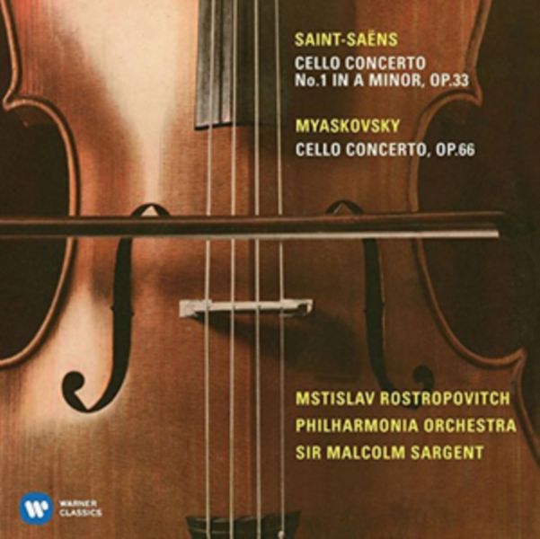 Mstislav Rostropovich, Sir Malcom Sargent/Philharmonia Orchestra - Nicolai Miaskovsky, Saint-Saens (CD)