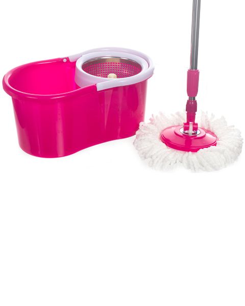 Hazlo 360 Rotating Spin Magic Mop + Cleaner Bucket + 2 Mop Heads