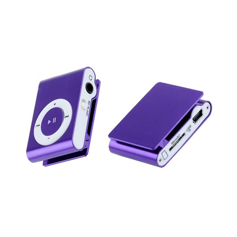 Nevenoe MP3 Player (Shuffle Style) with Mini Clip Purple Buy Online