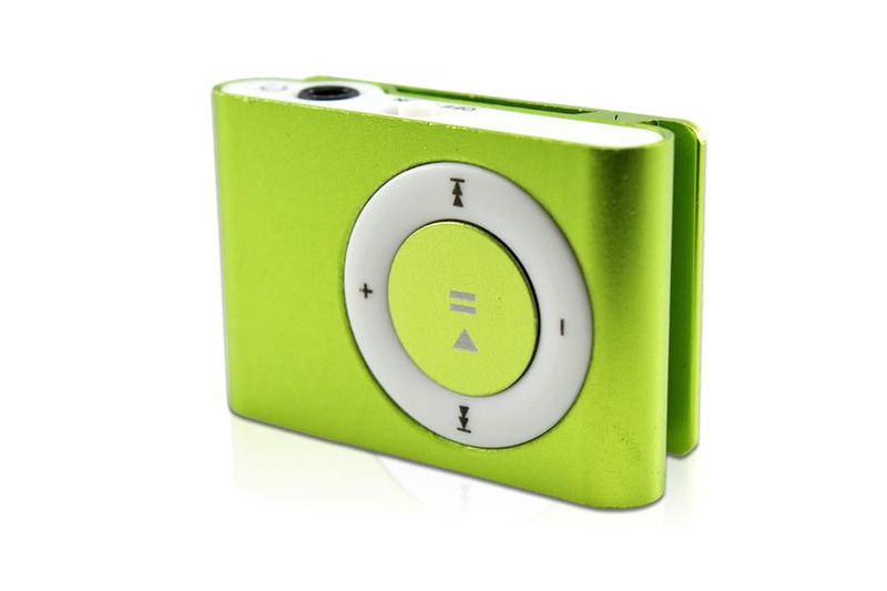 Nevenoe MP3 Player (Shuffle Style) with Mini Clip - Silver