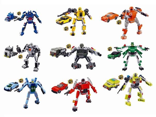 Autobot Warriors Building Blocks - Set of 9