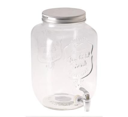 8L Glass Beverage Dispenser with Tap