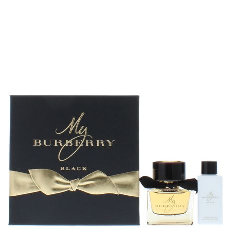 my burberry black perfume set