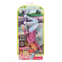 barbie skateboarder made to move