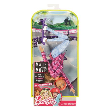 barbie made to move skateboarder doll