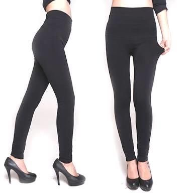 Pack Of 2 High Waisted Black Thermal Leggings