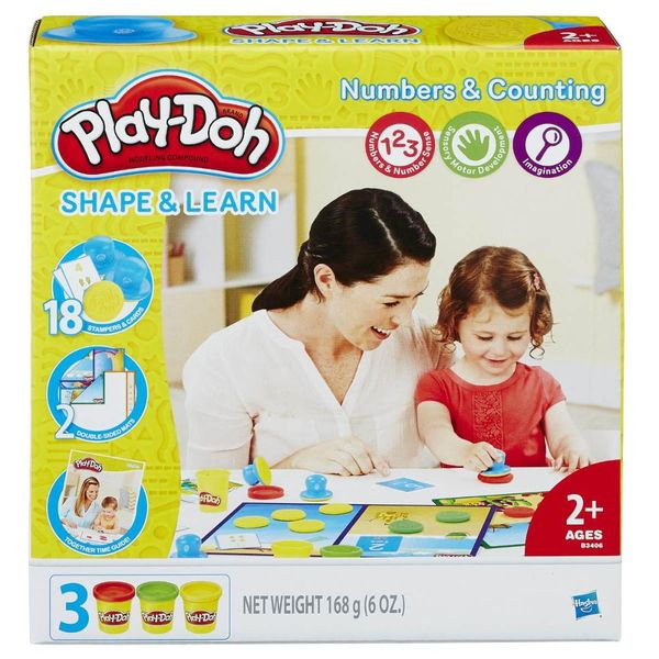 Play-Doh Shape and Learn Numbers and Counting
