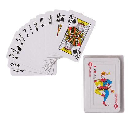 Bulk Pack 25 X Playing Cards Mini 8cm x 3.9cm