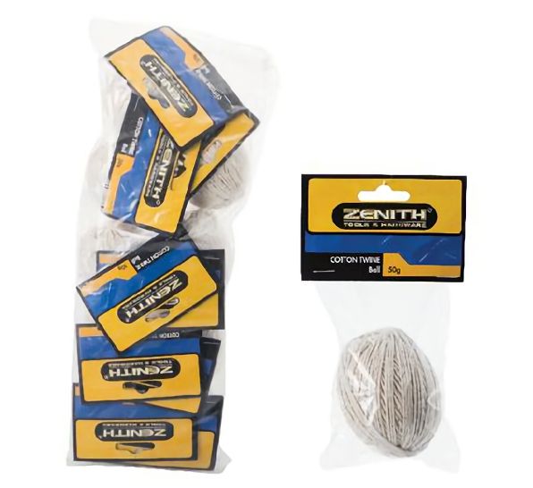 Bulk Pack 20 X Zenith Cotton Twine 50g Ball