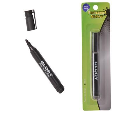 Bulk Pack 20 X Black Permanent Marker Round Tip