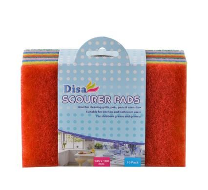 Bulk Pack 12 X Scouring Pads 10 Piece