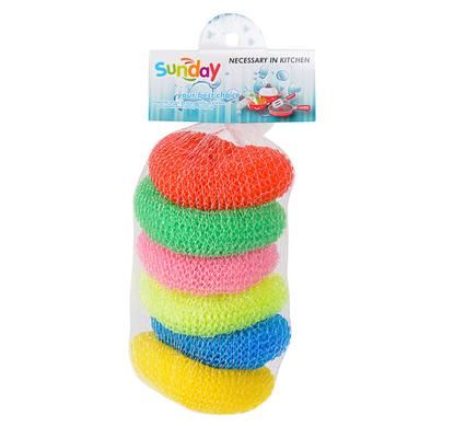 Bulk Pack 12 X Plastic Scourers 6 Piece