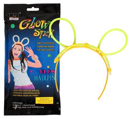 Bulk Pack 12 X Glow Stick Headbands 3 Piece 20cm
