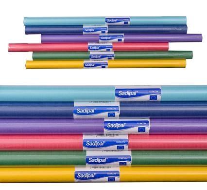 Bulk Pack 12 X Book Cover Kraft Roll Assorted Colours 500mm x 2m