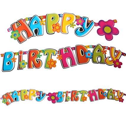 Bulk Pack 10 X Happy Birthday Banner 2m Paper