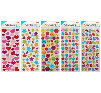 Bulk Pack 10 X Laser Stickers Assorted