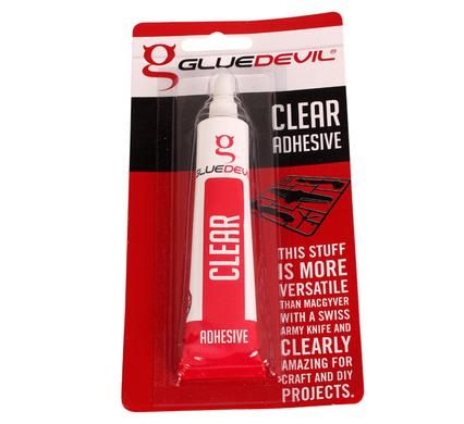 Bulk Pack 10 X Glue Devil Clear Adhesive 25ml Tube