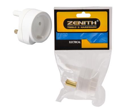 Bulk Pack 10 X Zenith 5Amp 2 Pin Eurodaptor
