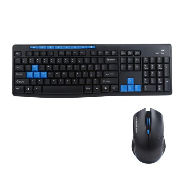 Wireless Multimedia Keyboard &amp; Mouse - HK3800 - Black