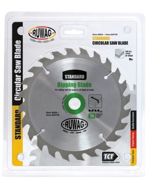 Ruwag 160mm Z24 Saw Blade Tct Standard