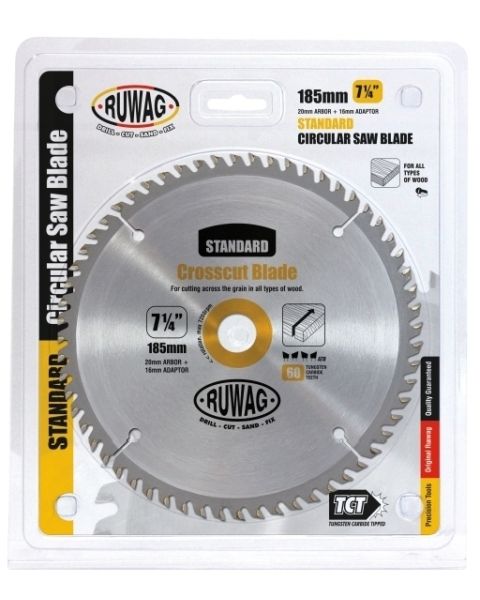 Ruwag 185mm Z60 Saw Blade Tct Standard