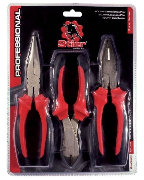 Stier Plier Set - 3Piece Professional