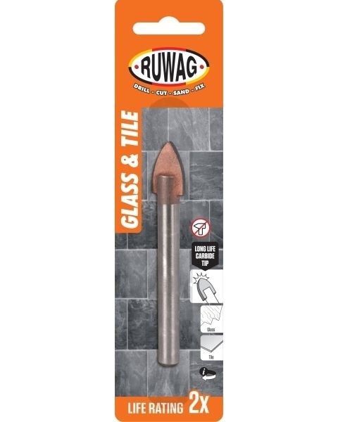 Ruwag 6mm Glass Bit Carded