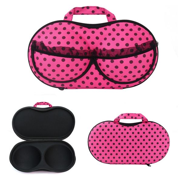 Bra Storage Travel Case - Hot Pink