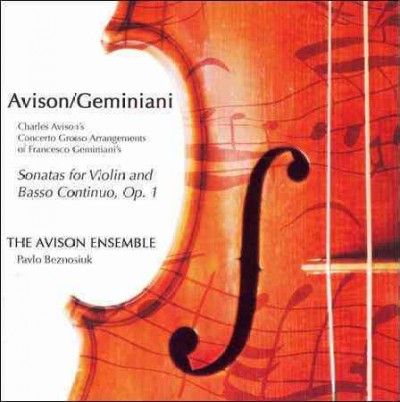 Avison Ensemble - Avison: Sonatas For Violin &amp; Basso Con (CD)