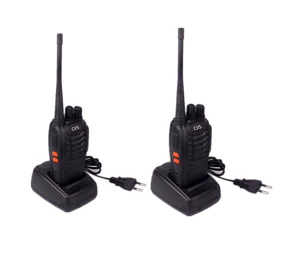 2 X CVS Professional Two-way Radios Transceiver Handheld Interphone, Walkie Talkie 2 Walkie Talkies