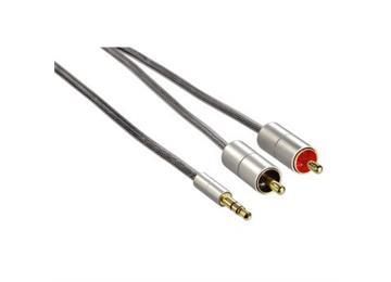 Hama - Aluline Connecting Cable 3.5Mm Stereo Jack Plug