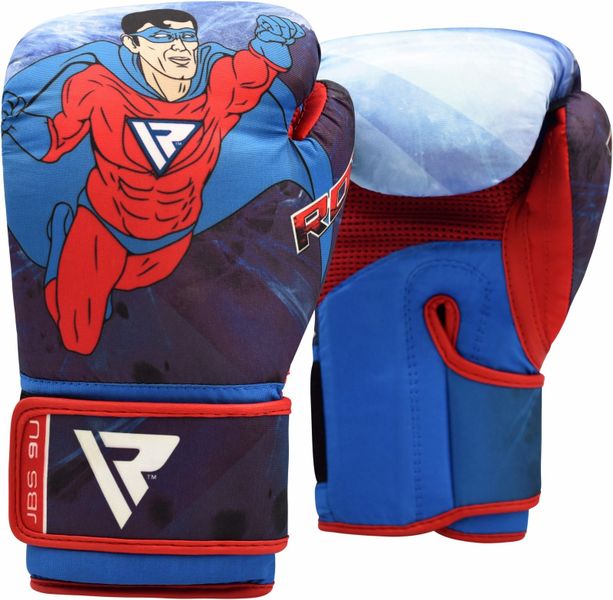 RDX Boxing Gloves Junior JBS-9 Blue (Size:6oz)