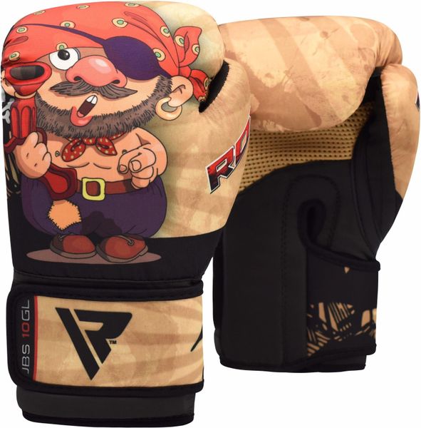 RDX Boxing Gloves Junior JBS-10 Golden (Size:6oz)