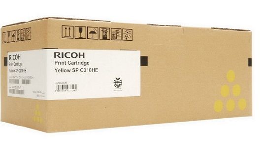 Ricoh Original SPC310HE Yellow Toner For SP C242DN