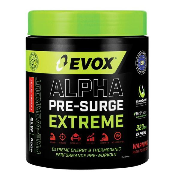Evox Alpha Surge Extreme Citrus Sourz - 400g