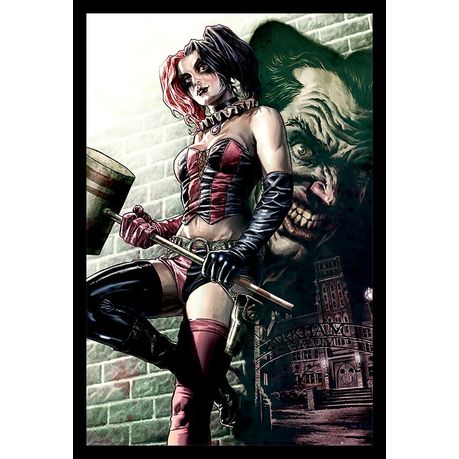 DC Comics Batman Harley Quinn Pose Poster with Black Frame | Buy Online in  South Africa 