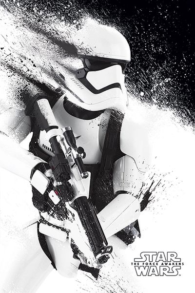 Star Wars Stormtrooper Paint Poster